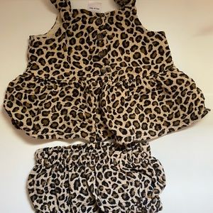 Baby Cheetah Short Set